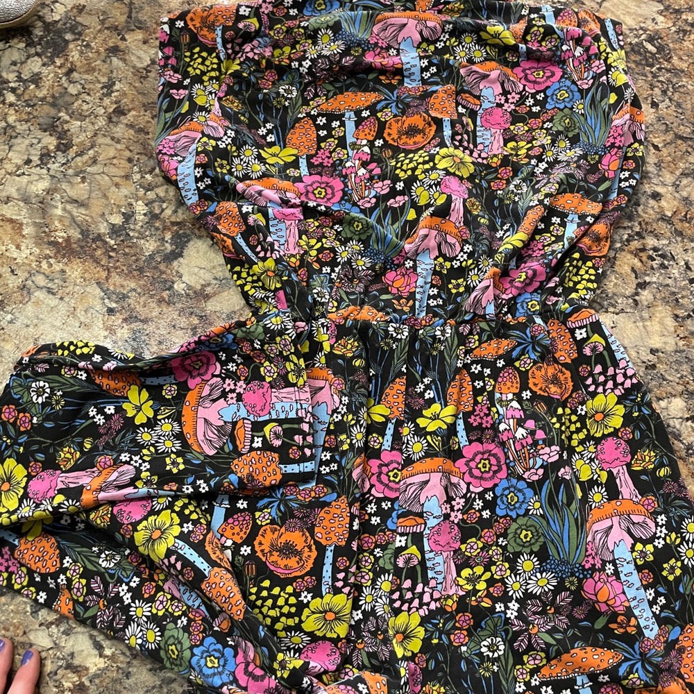 🍄🍄‍🟫Nooworks Womens Colorful mushroom print jumper, size L